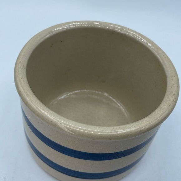 Robinson Ransbottom Roseville Pottery Crock 1 PT utensils holder - Picture 2 of 9